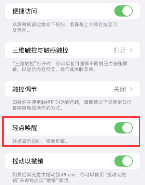 河西苹果授权维修站分享iPhone轻点无法唤醒怎么办